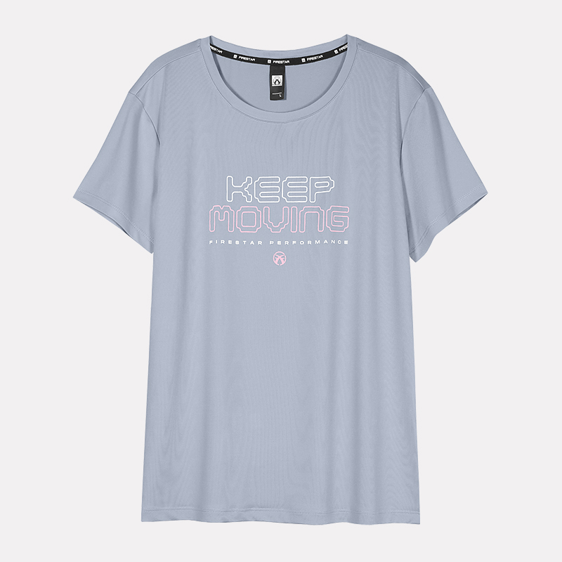 彈性印花T恤(短袖) / #DL462